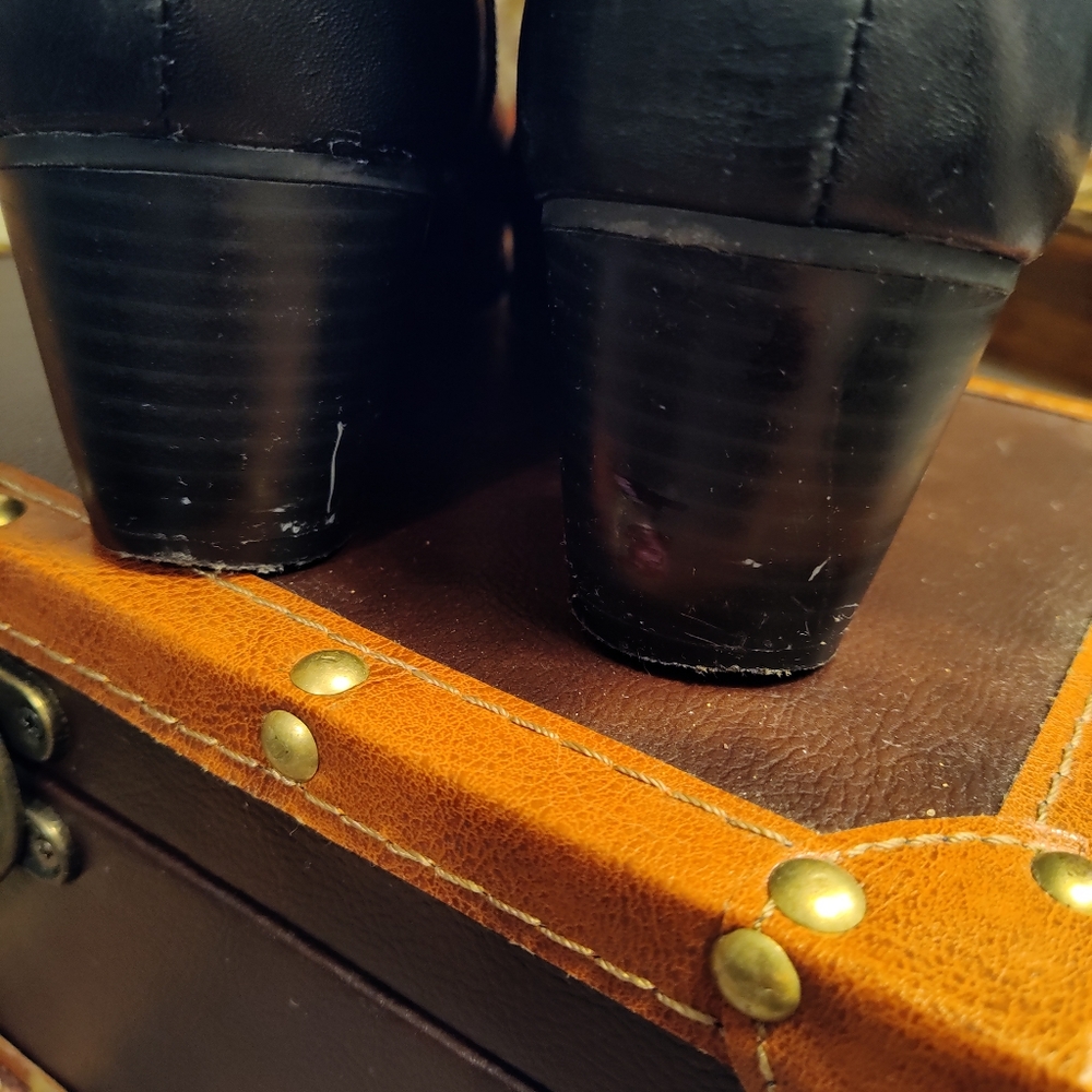 Alfani black leather booties - Picture 3 of 7